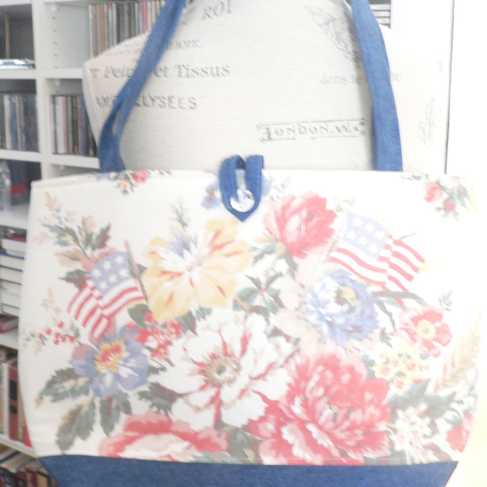 HANDMADE SHOPPER\TOTE - RALPH LAUREN DYLAN'S GROVE